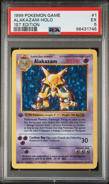 Alakazam 1st Psa 5