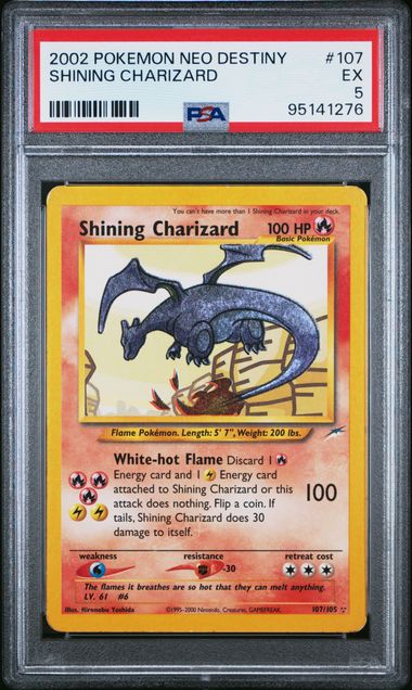 Shining Charizard Psa 5