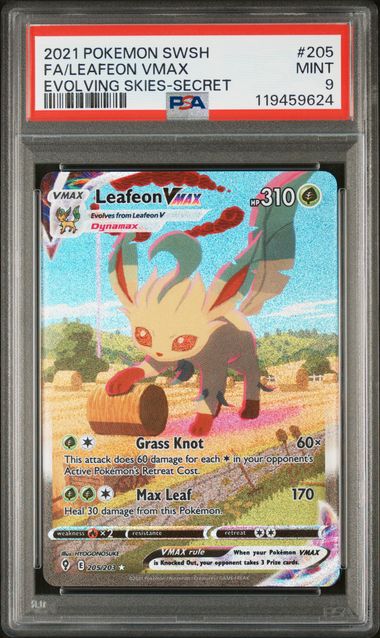 Leafeon Vmax PSA 9
