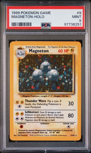1999 Magneton Holo Psa 9
