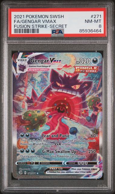Gengar Vmax Alt Art Psa 8