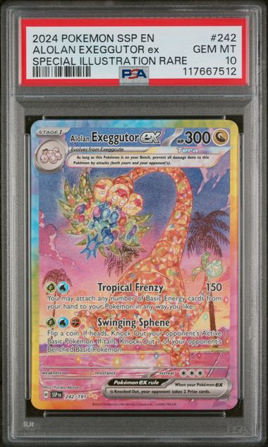 Alolan Exeggutor EX PSA 10