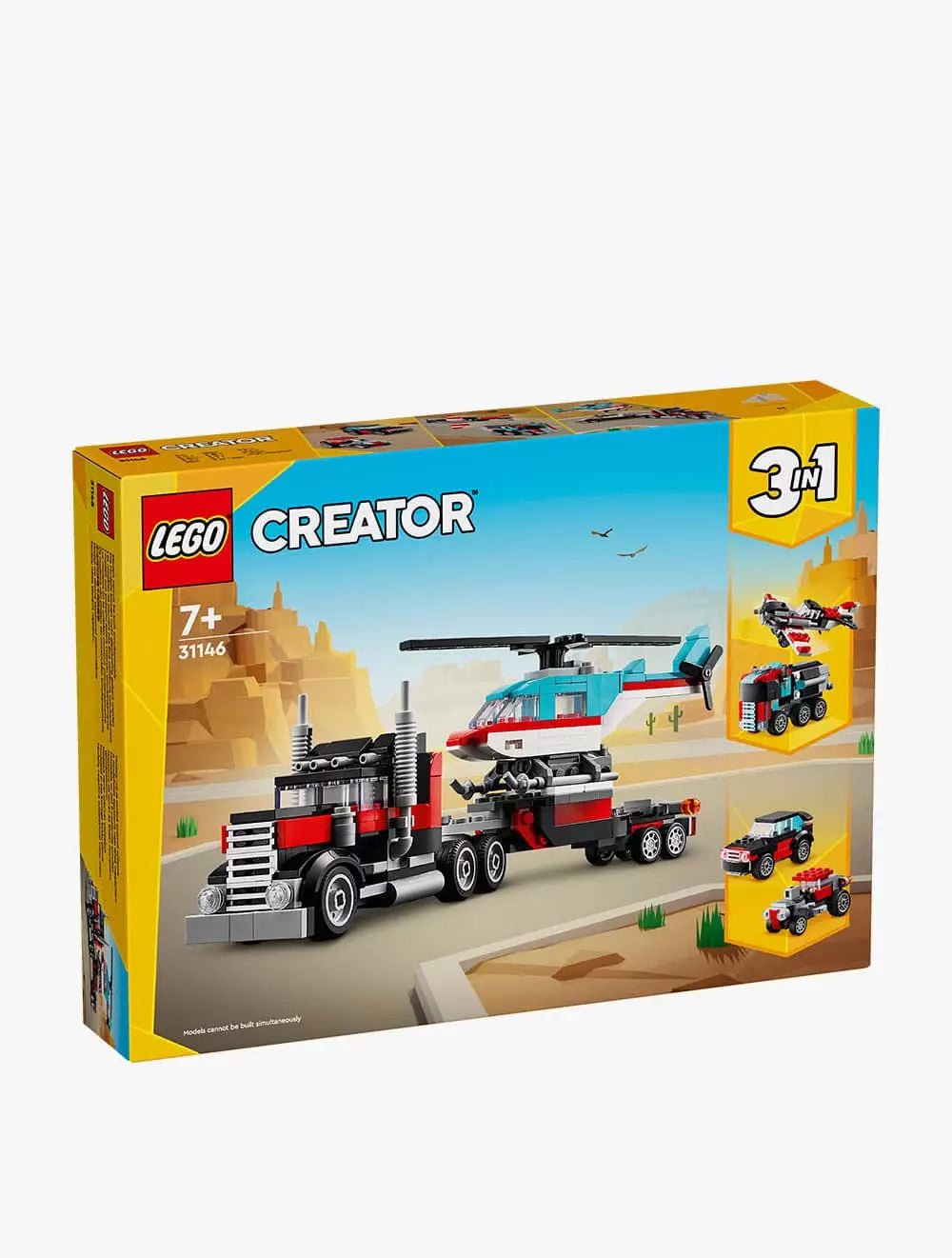 31146 Flatbed Truck with Helicopter