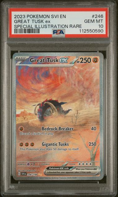 Great Tusk EX SIR PSA 10