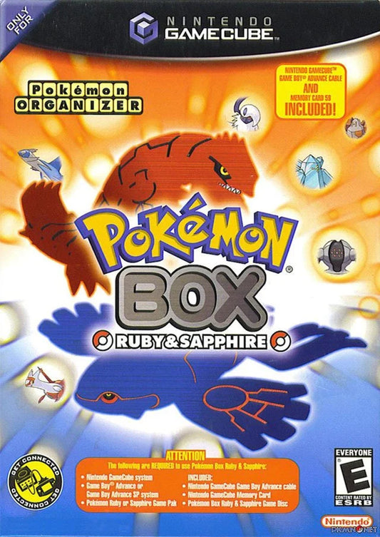 Pokemon Box Ruby & Sapphire Game Cube CIB