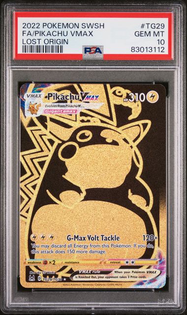 Pikahu VMax FA PSA 10