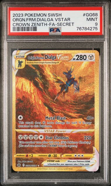 Origin Forme Dialga VStar FA PSA 9