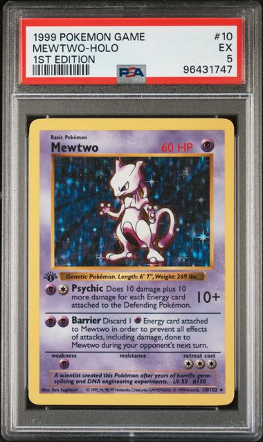 Mewtwo 1st Psa 5