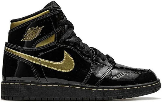 Jordan 1 Retro High Black Metallic Gold Sz. 10