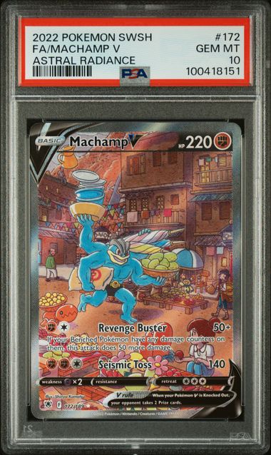 Machamp V 172 Psa 10