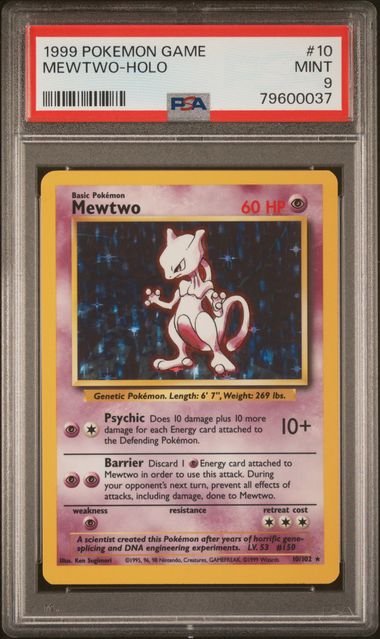 Mewtwo 1999 Holo Psa 9