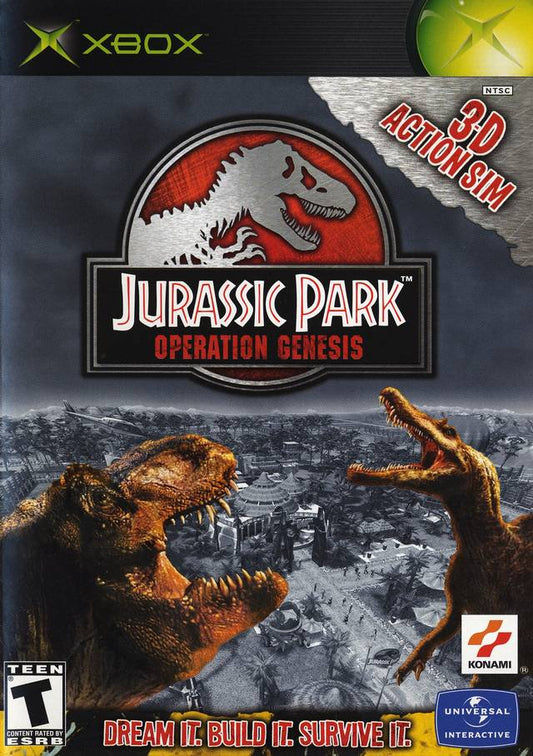 Jurassic Park Operation Genesis Xbox