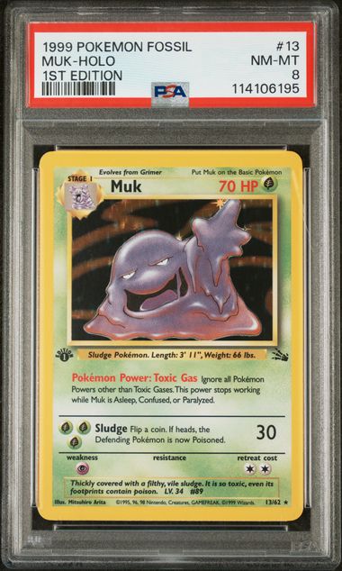 Muk Fossil 1st Ed Psa 8